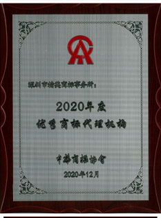 2020年，-精英商標(biāo)所被中華商標(biāo)協(xié)會(huì)評(píng)為“2020年度優(yōu)秀商標(biāo)代理機(jī)構(gòu)”；.png